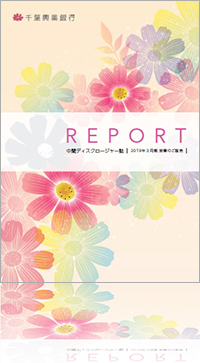 REPORT 中間ディスクロージャー誌 2019年3月期 営業のご報告