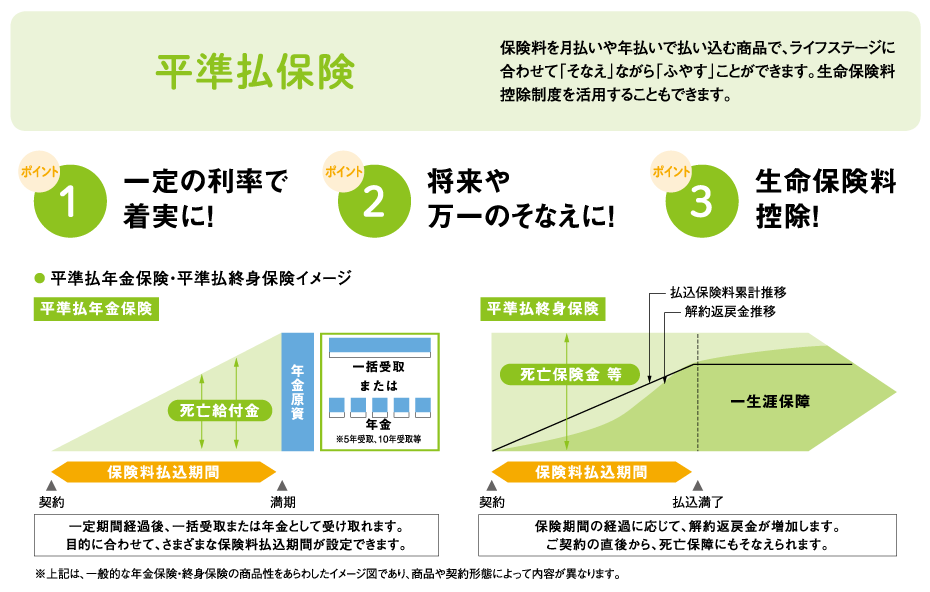 平準払保険